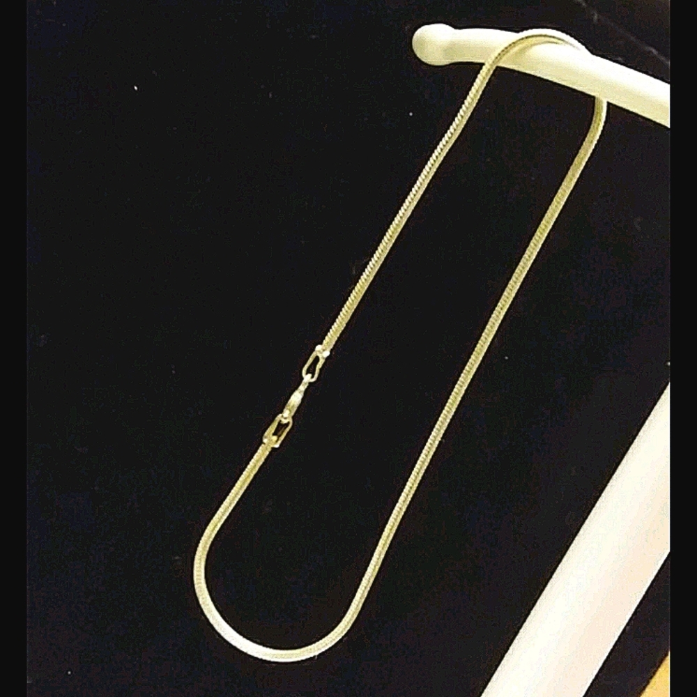 925 Sterling Silver Snake Chain Bracelet 9"